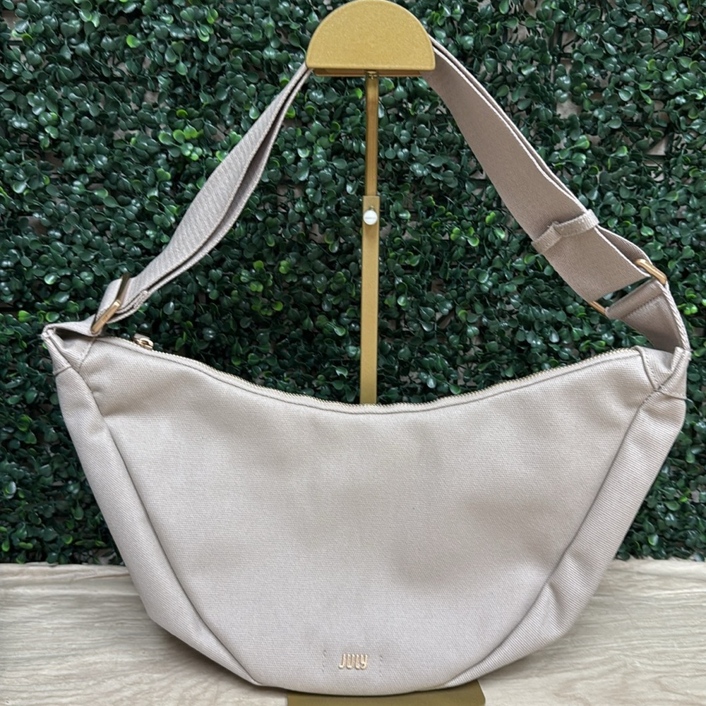 JULY EVERYDAY CRESCENT BAG GREY